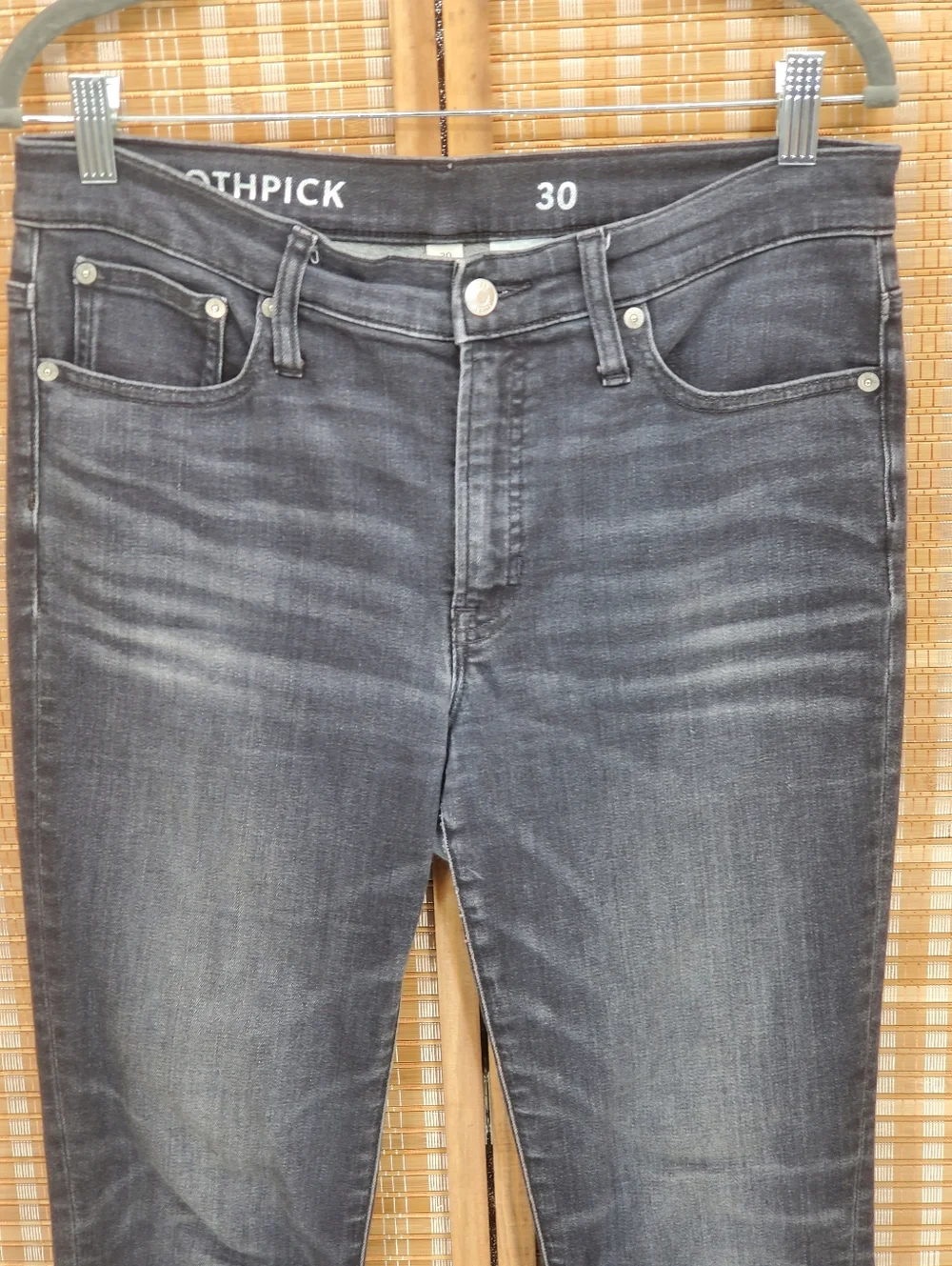 ☆ J Crew Toothpick Jeans Black Size 30